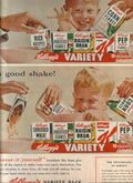 Kelloggs Variety Boxes Vintage Retro Advert Ads A4 Photo Print