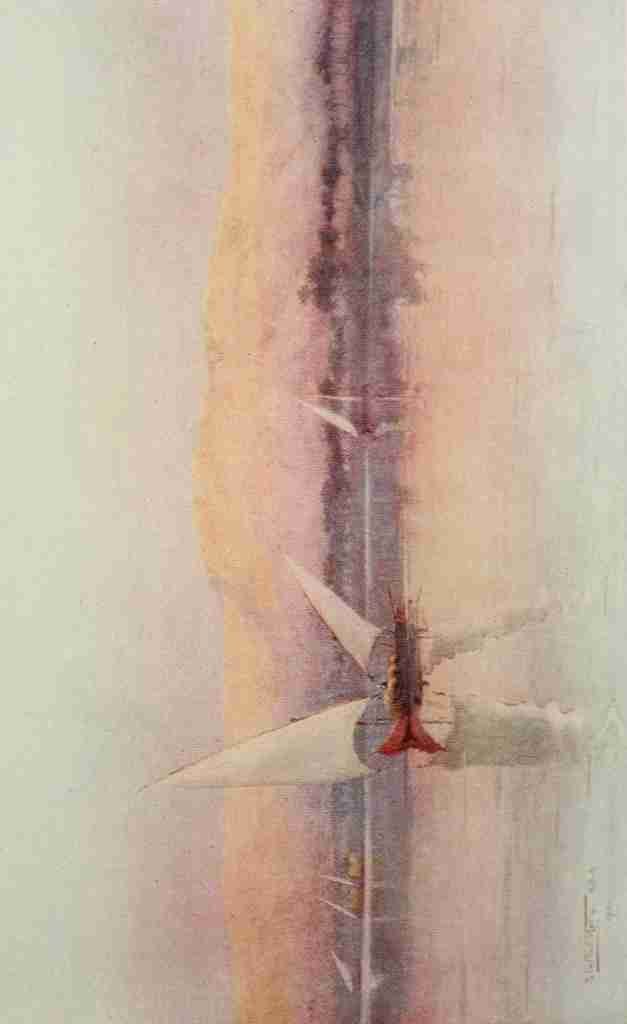 Kelly Robert Talbot 1861 1934 Egypt 1903 A Nile afterglow A4 Photo Print