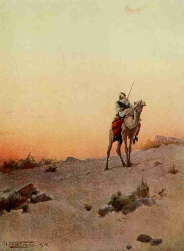 Kelly Robert Talbot 1861 1934 Egypt 1903 A desert scout A4 Photo Print