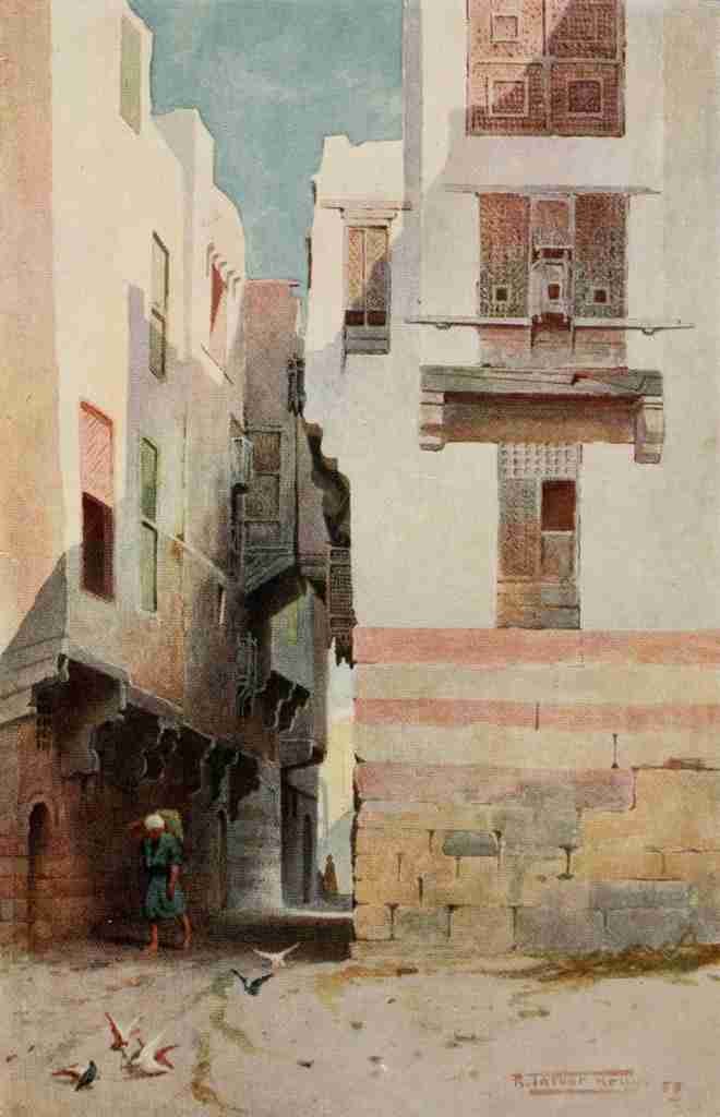 Kelly Robert Talbot 1861 1934 Egypt 1903 A street in Bulak A4 Photo Print