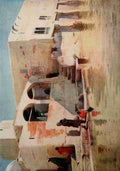 Kelly Robert Talbot 1861 1934 Egypt 1903 A waterside Mosque at Menzala A4 Photo Print