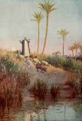 Kelly Robert Talbot 1861 1934 Egypt 1903 By still waters A4 Photo Print
