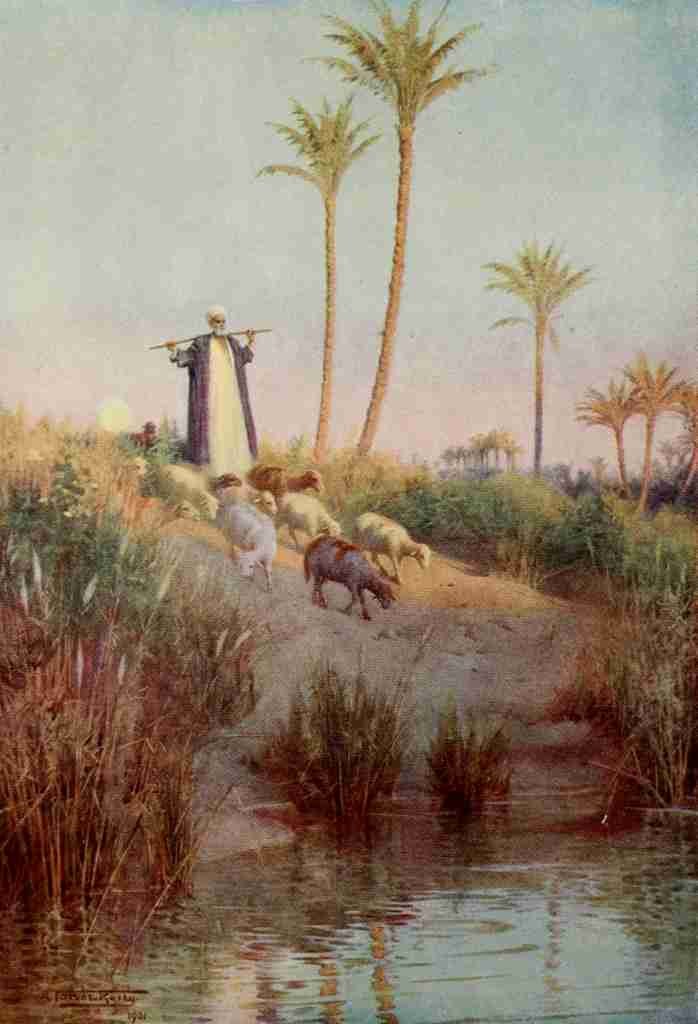 Kelly Robert Talbot 1861 1934 Egypt 1903 By still waters A4 Photo Print