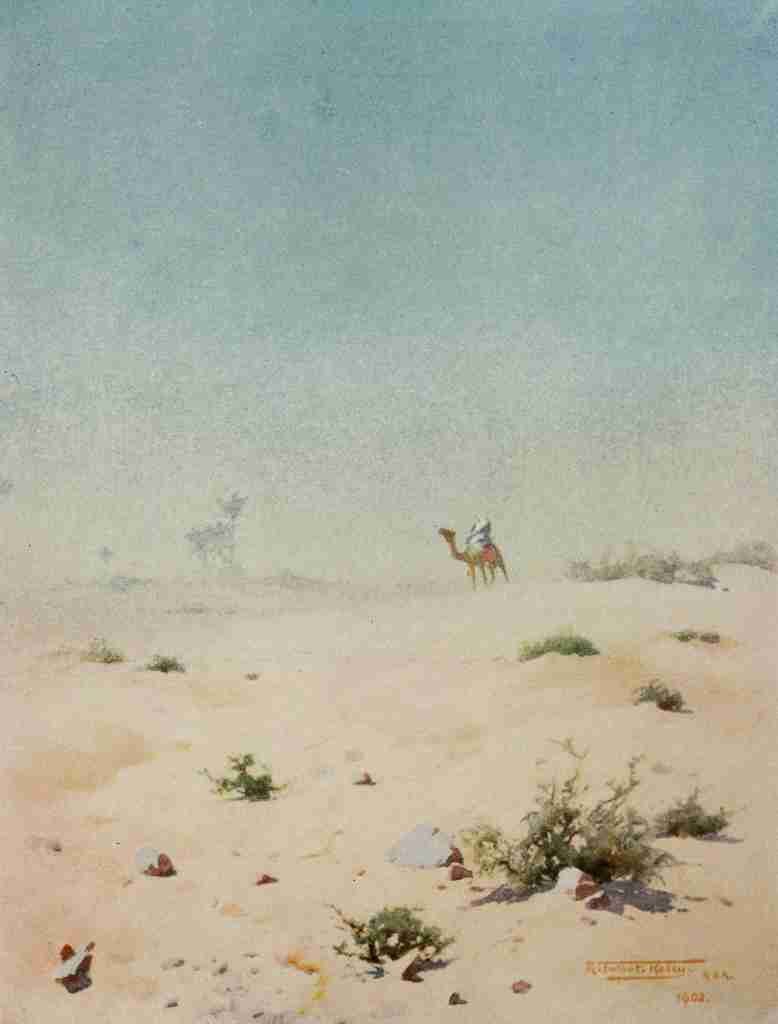 Kelly Robert Talbot 1861 1934 Egypt 1903 Miragic heat A4 Photo Print