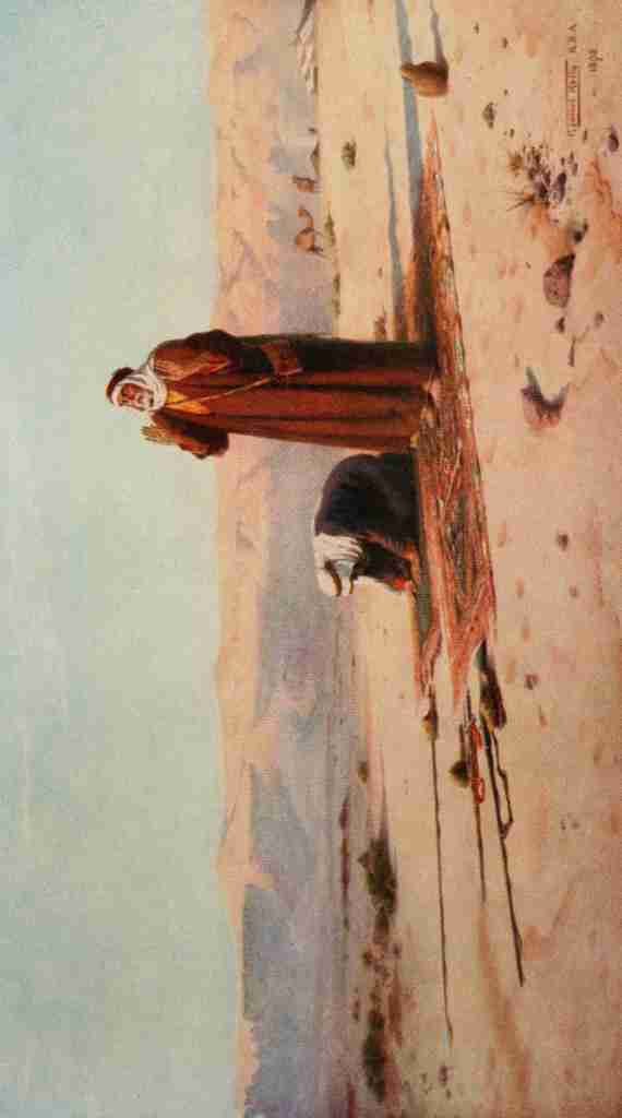 Kelly Robert Talbot 1861 1934 Egypt 1903 Prayer in the desert A4 Photo Print
