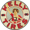 Kelly Tires Vintage 2 Vintage Retro Advert Ads A4 Photo Print