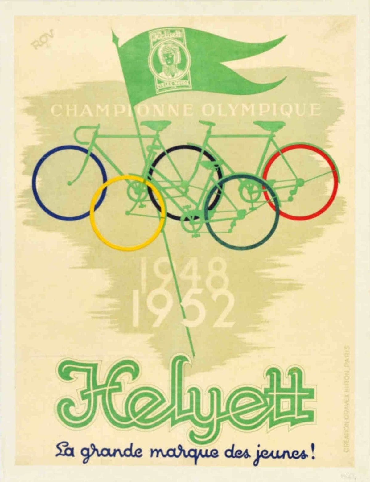 Kelyett Olympic Rings Vintage Retro Advert Poster A4 Photo Print