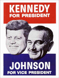 Kennedy Political Campaign Poster 1960s Vintage Retro Advert Poster A4 Photo Pr