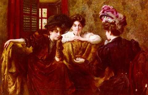 Kennington Thomas Benjamin No Gossip A4 Photo Print