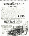 Kensington Saloon 1920s Vintage Retro Advert Poster A4 Photo Print