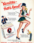 Kensitas Cigarette Pack Vintage Retro Advert Poster A4 Photo Print