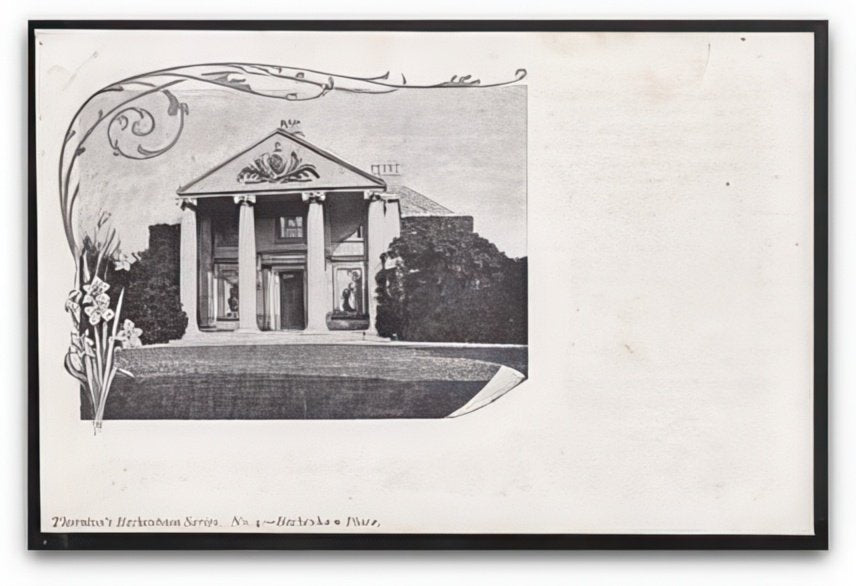 Kent Beckenham Place Entrance From Grounds Vintage A4 Photo Print