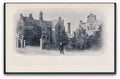 Kent Beckenham Technical Institute & Baths Man By Railings Early Vintage A4 Photo Print