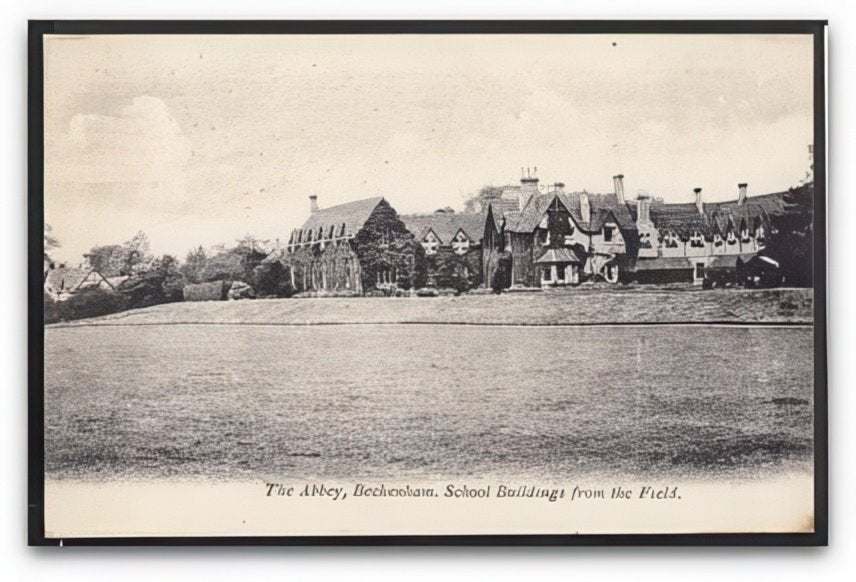 Kent Beckenham The Abbey School Buildings From Playing Fields Vintage A4 Photo Print