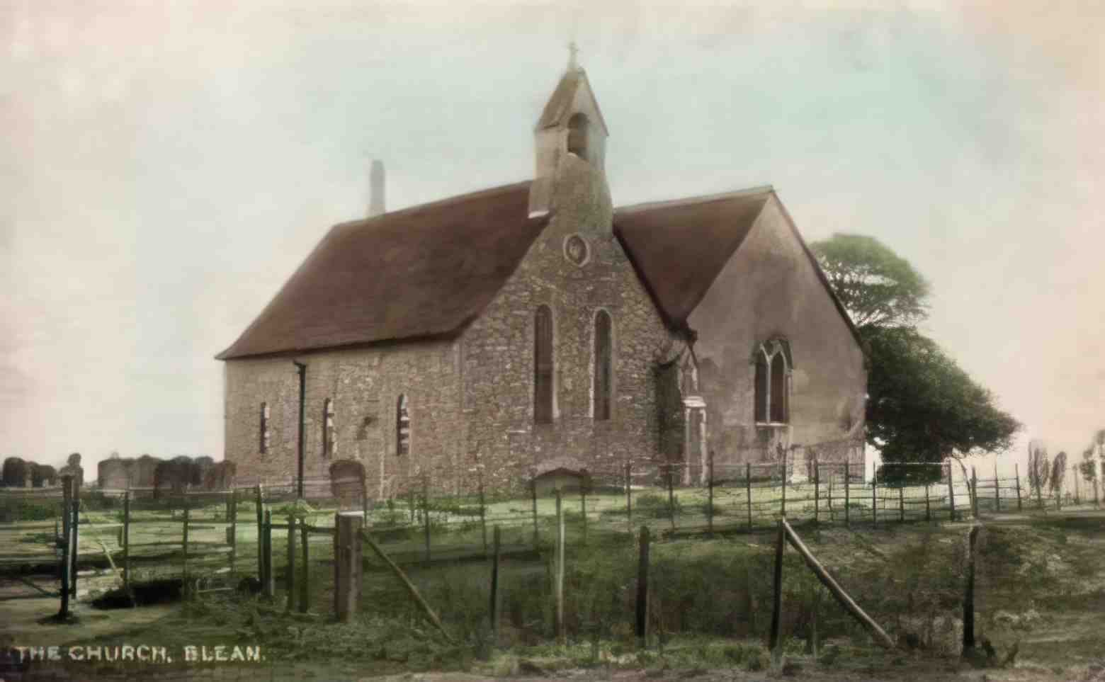 Kent Blean Church Vintage A4 Photo Print