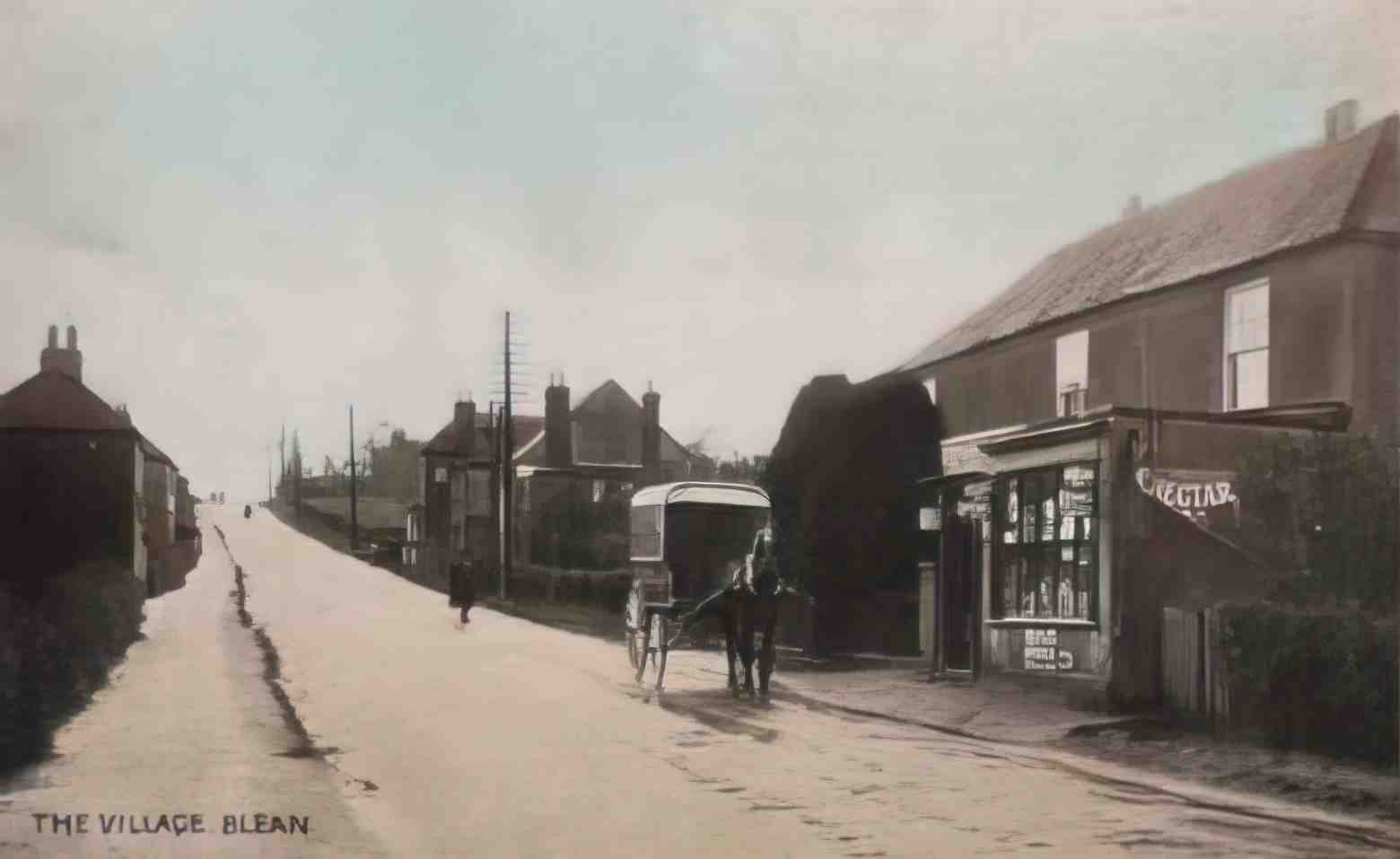 Kent Blean Village Vintage A4 Photo Print