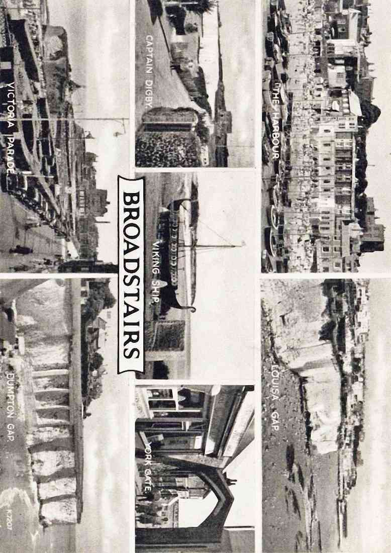 Kent Broadstairs Multiview 1965 vintage old A4 Photo Print