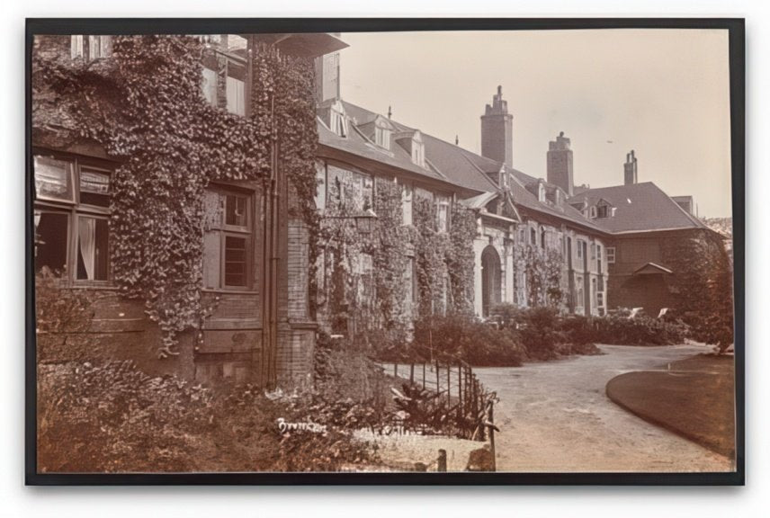 Kent Bromley College Front View From Drive Vintage A4 Photo Print