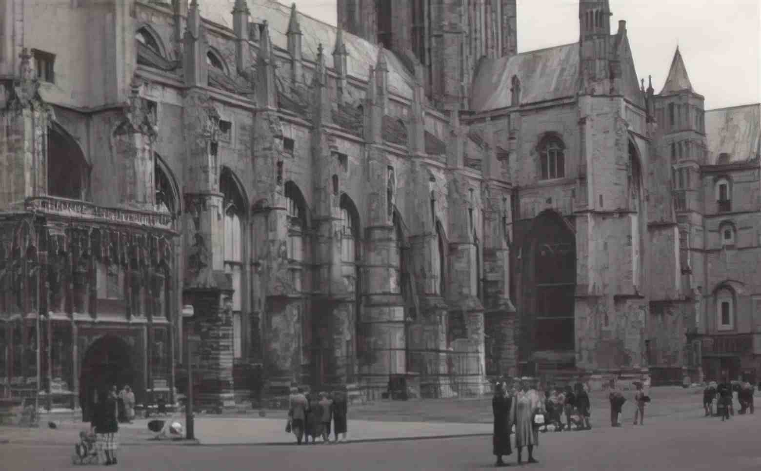 Kent Canterbury 1953 Vintage A4 Photo Print