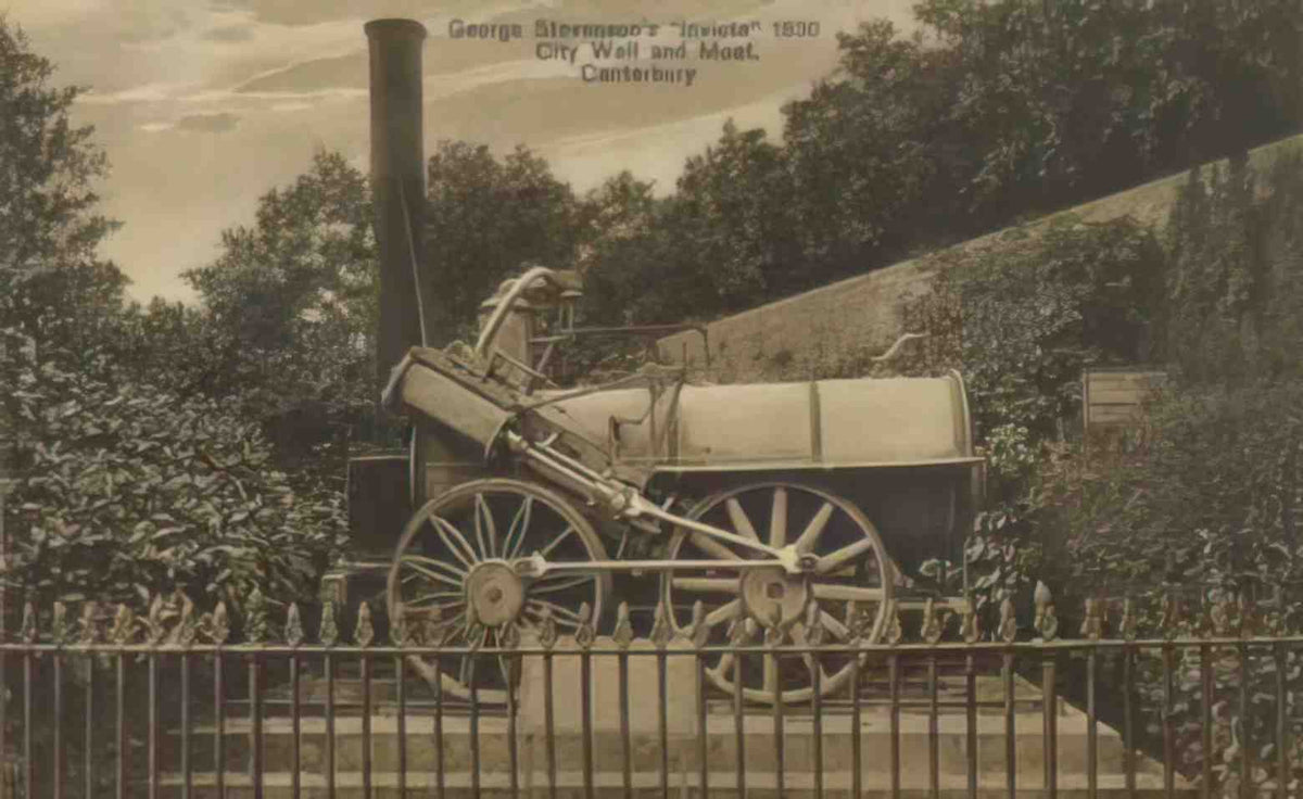 Kent Canterbury George Stephensons Invicta 1830 Vintage A4 Photo Print