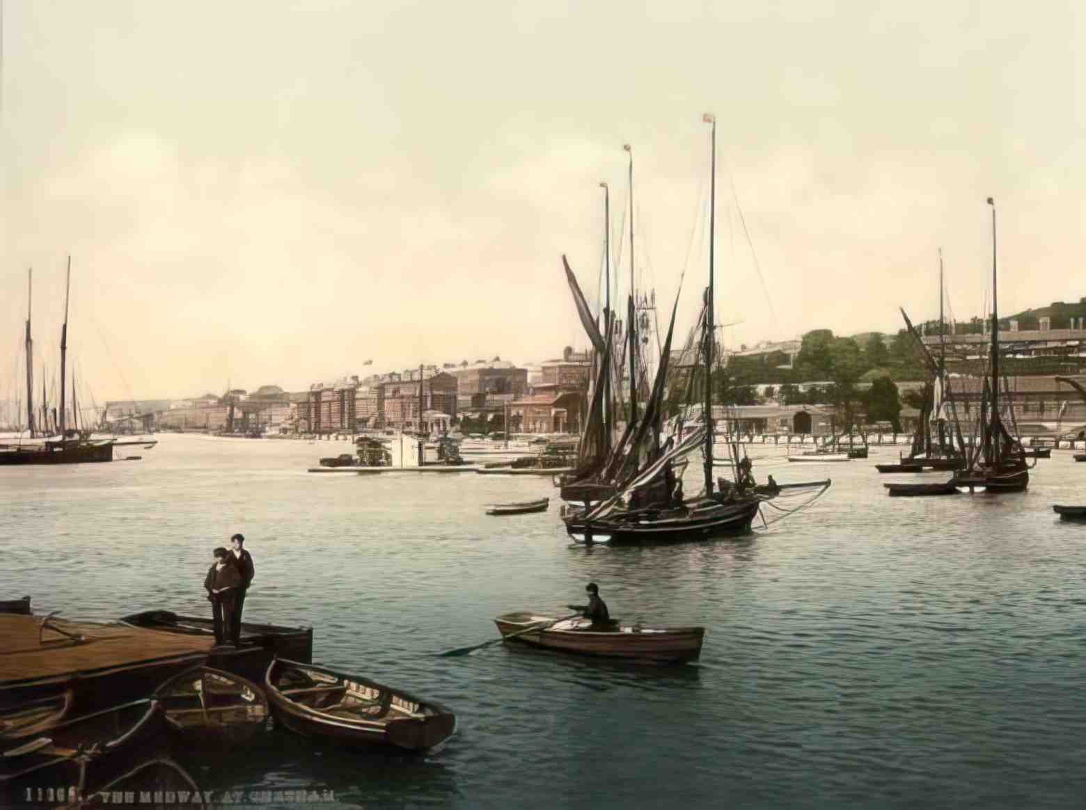 Kent Chatham The Medway Vintage A4 Photo Print