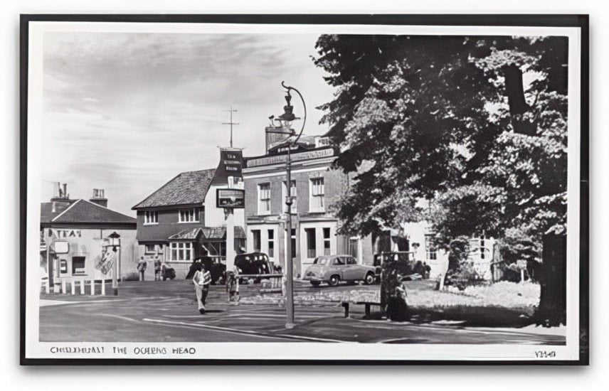 Kent Chislehurst The Queens Head Pub From Road Vintage A4 Photo Print