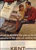Kent Cigarette Beach Vintage Retro Advert Ads A4 Photo Print