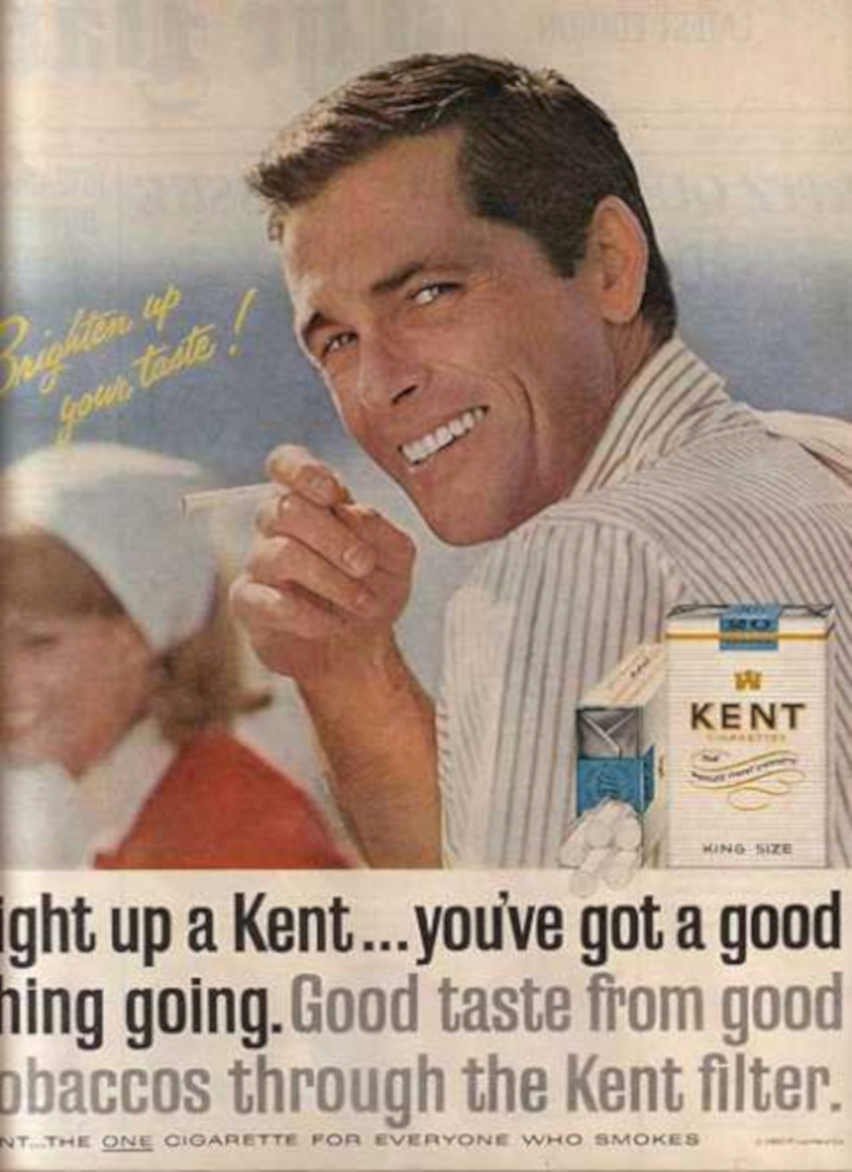Kent Cigarette Wall Vintage Retro Advert Ads A4 Photo Print
