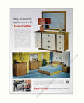 Kent Coffey Bedroom Vintage Retro Advert Poster A4 Photo Print