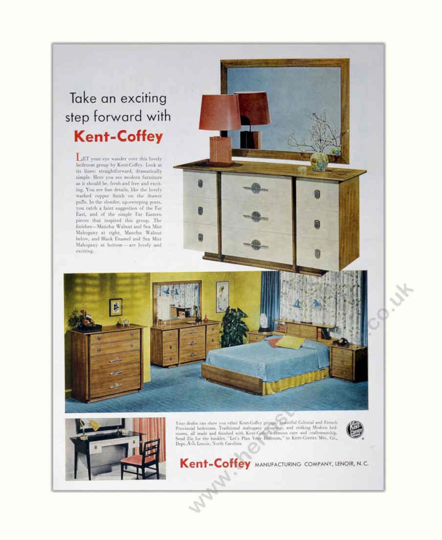 Kent Coffey Bedroom Vintage Retro Advert Poster A4 Photo Print