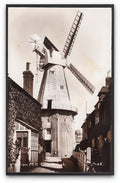 Kent Cranbrok Union Mill Windmill Close Up By Cottages Vintage A4 Photo Print