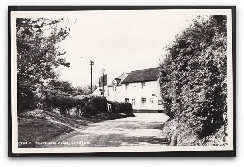 Kent Cudham Blacksmiths Arms Pub At End On Road Rural Vintage A4 Photo Print