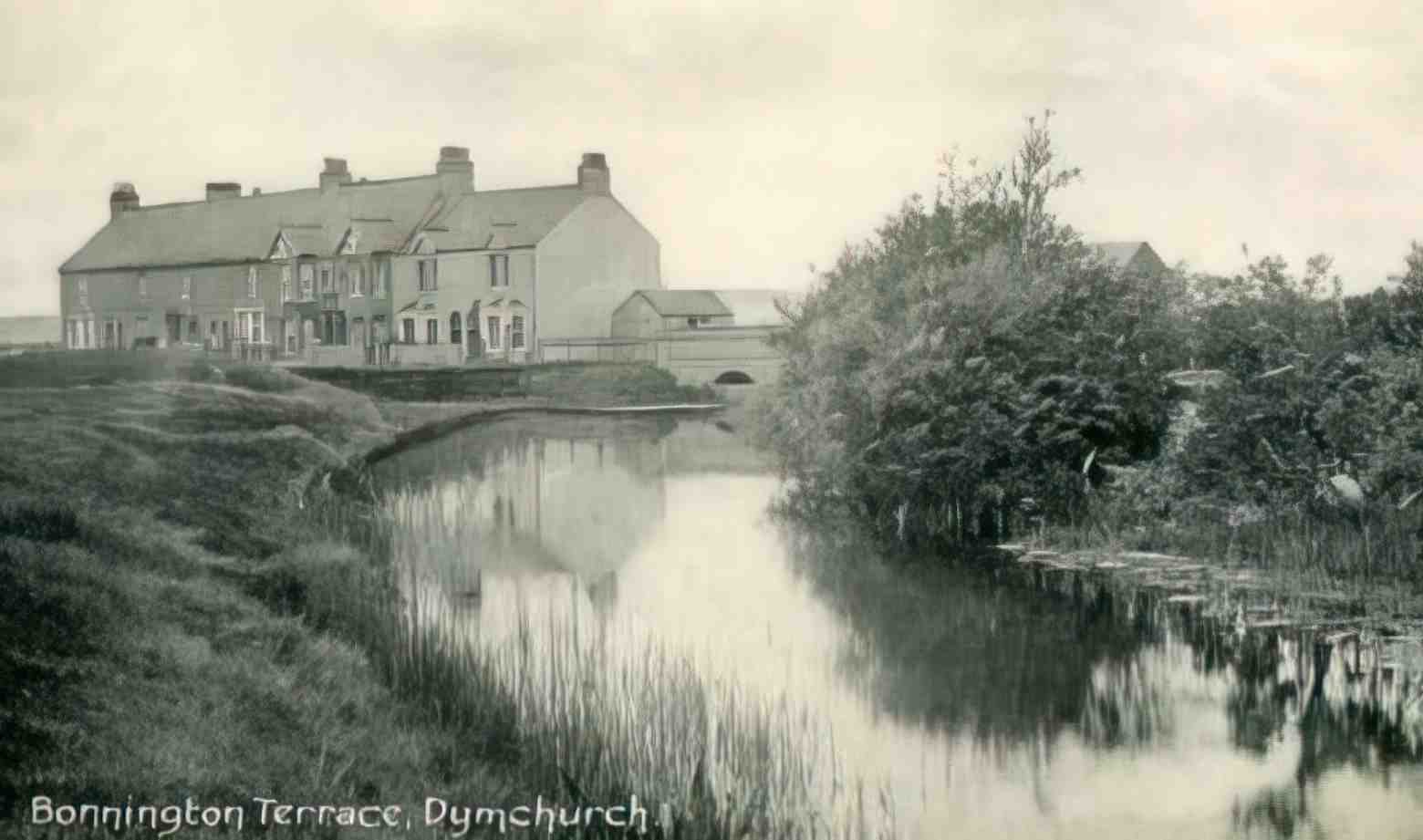 Kent Dymchurch Bonnington Terrace c1920 Vintage A4 Photo Print