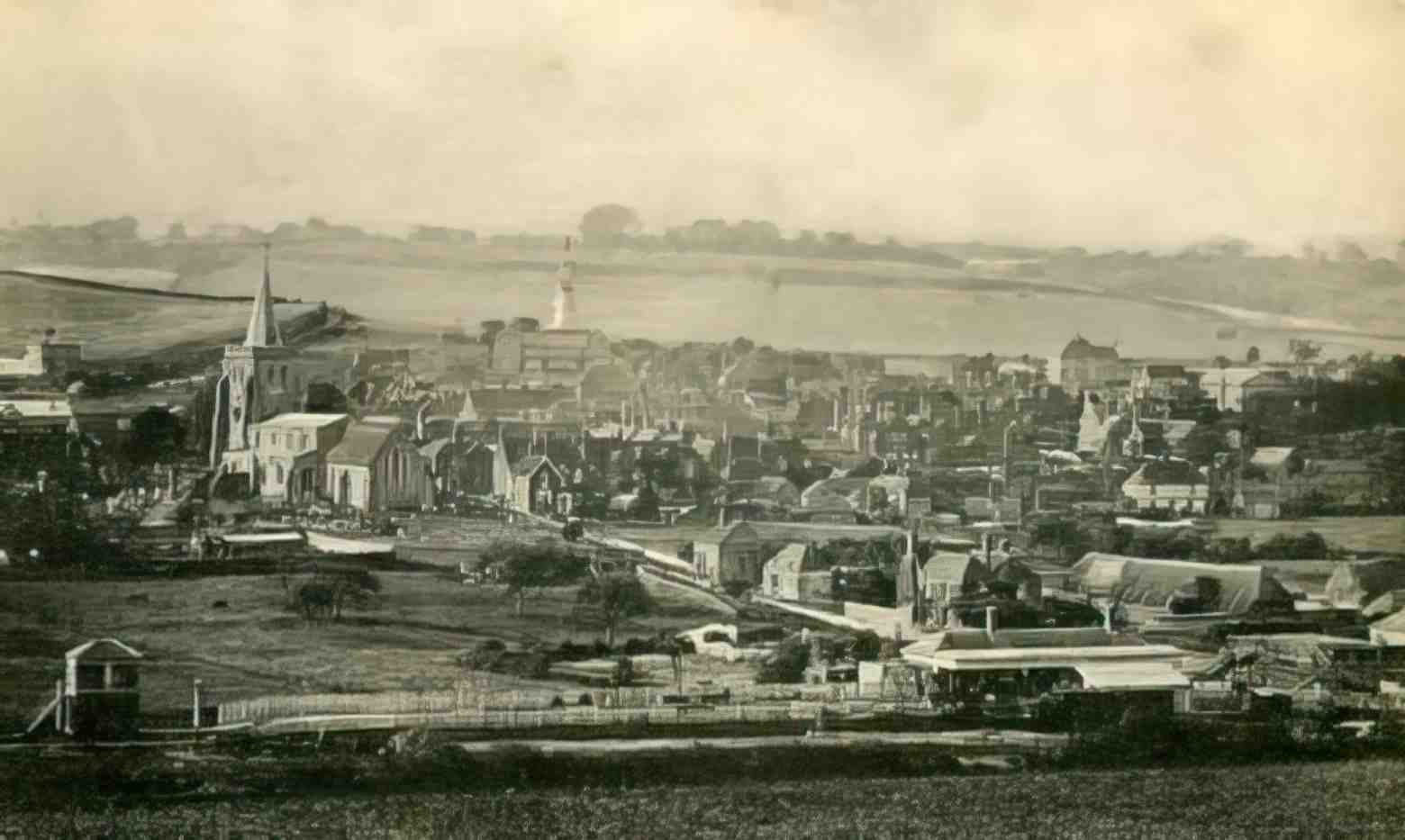 Kent Elham General View Vintage A4 Photo Print
