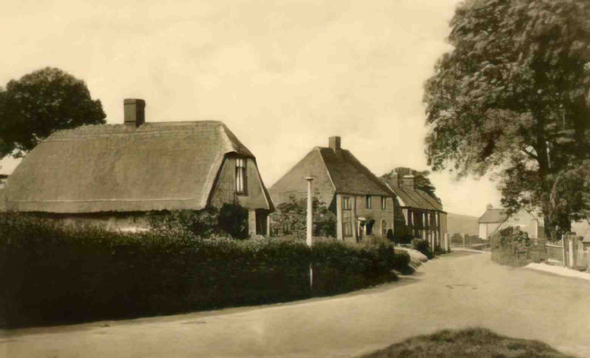 Kent Elham High Street Vintage A4 Photo Print