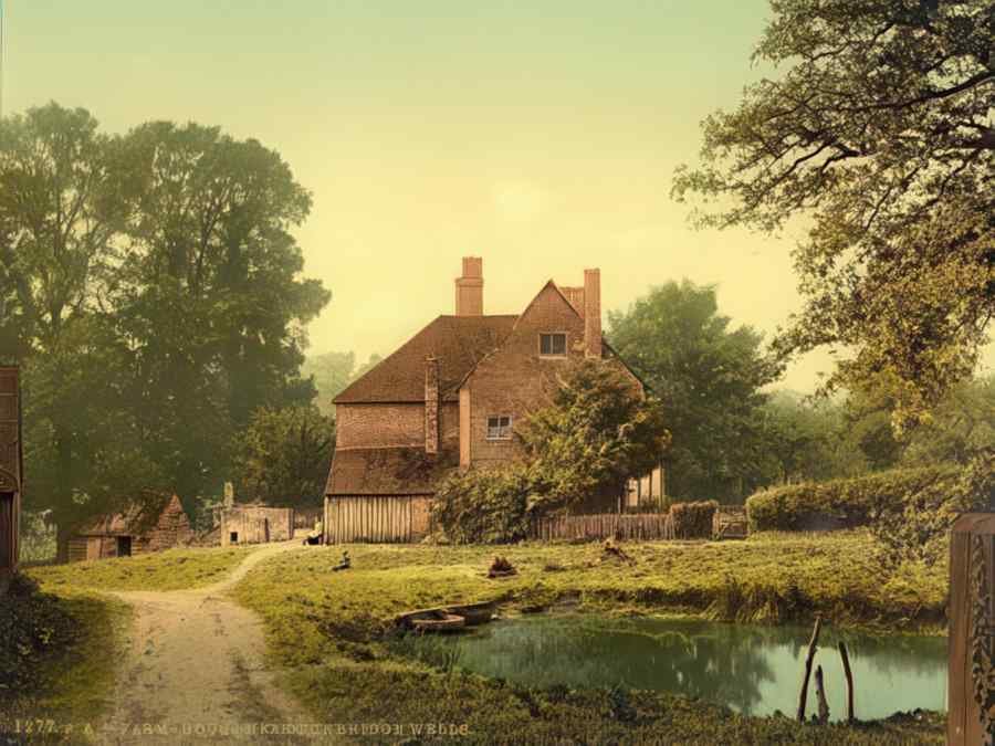 Kent England 031 Vintage A4 Photo Print