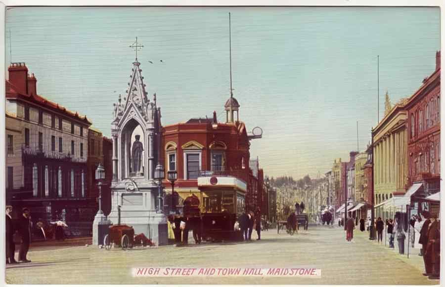 Kent England 189 Vintage A4 Photo Print