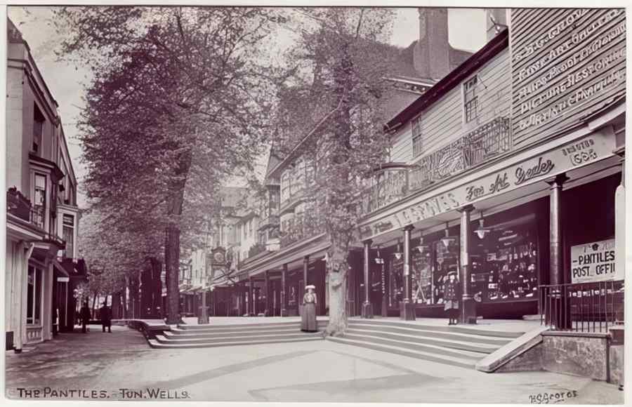 Kent England 203 Vintage A4 Photo Print