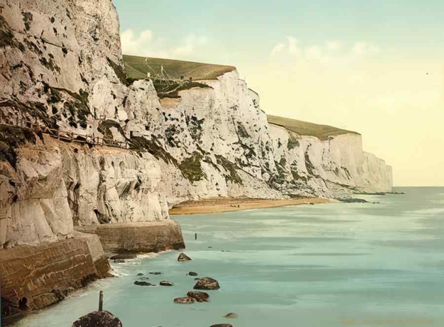 Kent England 214 Vintage A4 Photo Print