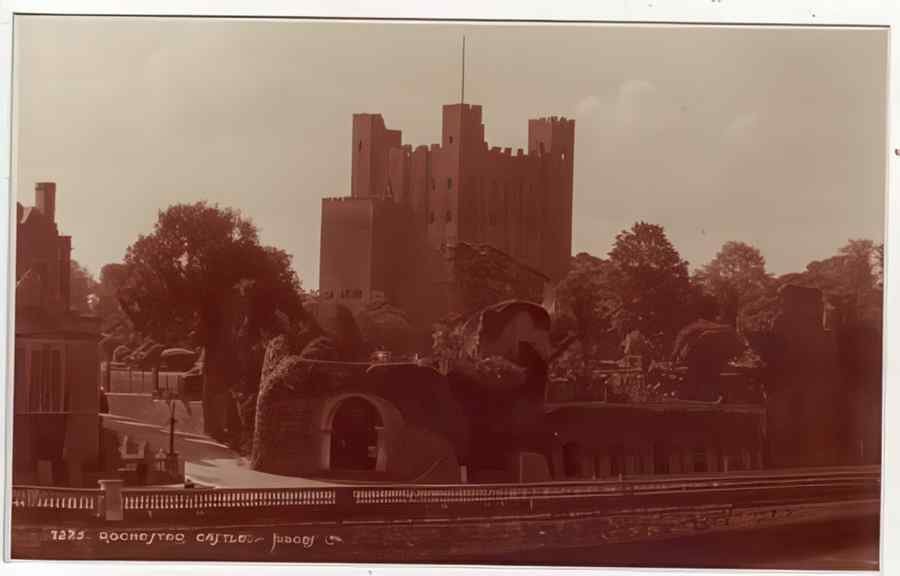 Kent England 239 Vintage A4 Photo Print