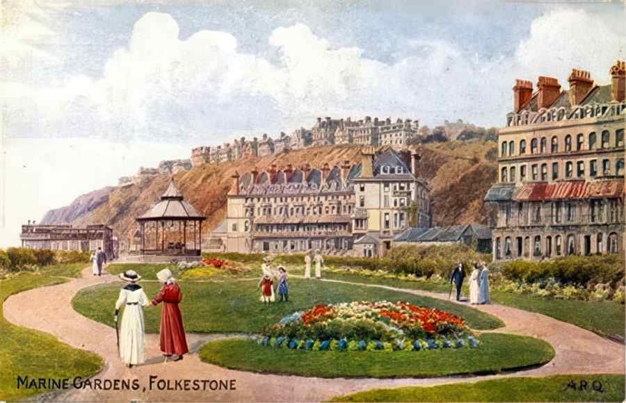 Kent England 298 Vintage A4 Photo Print