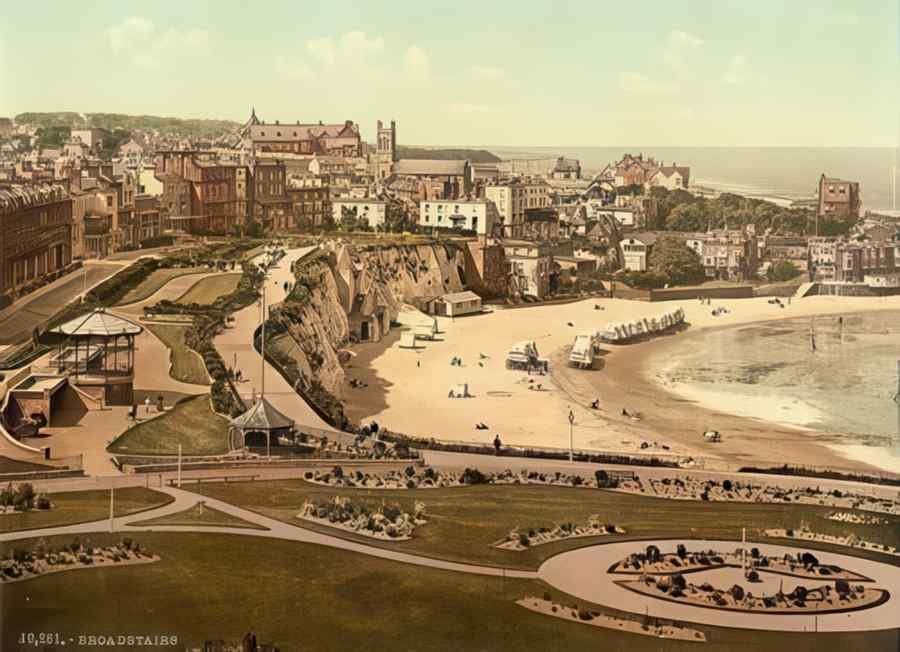 Kent England 334 Vintage A4 Photo Print