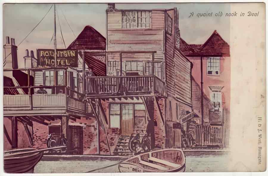 Kent England 364 Vintage A4 Photo Print