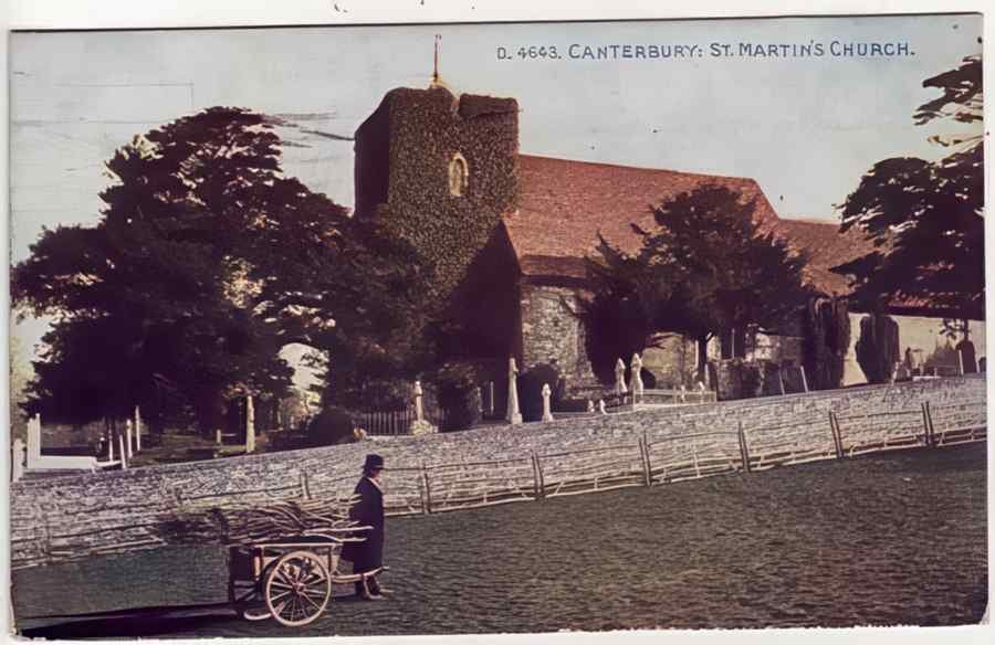 Kent England 371 Vintage A4 Photo Print