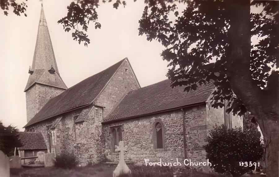 Kent England 384 Vintage A4 Photo Print