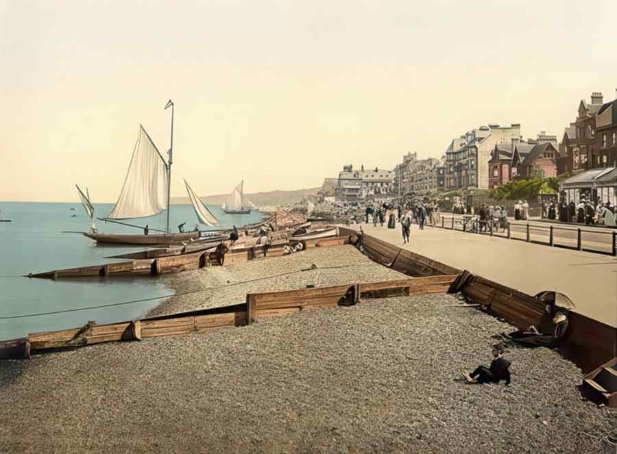 Kent England 417 Vintage A4 Photo Print