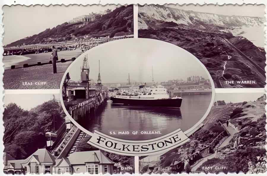 Kent England 426 Vintage A4 Photo Print