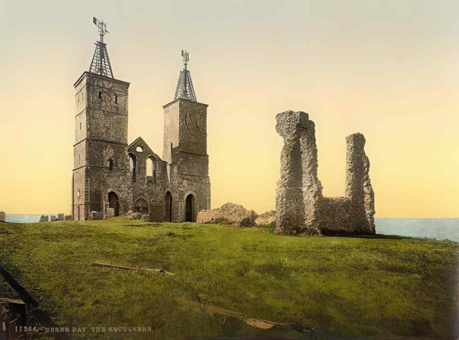Kent England 451 Vintage A4 Photo Print
