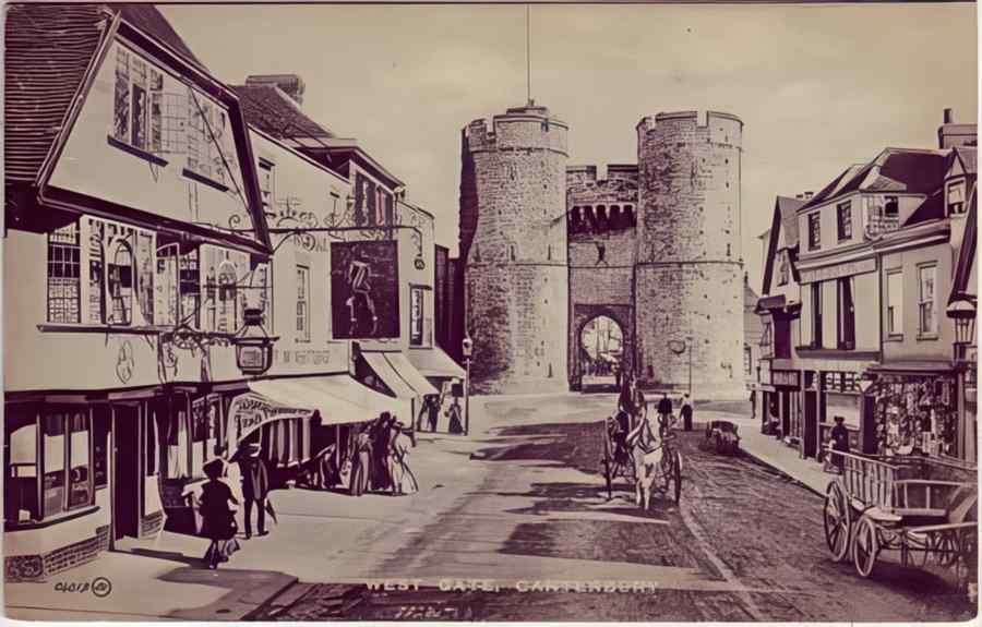 Kent England 457 Vintage A4 Photo Print