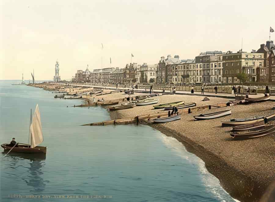 Kent England 462 Vintage A4 Photo Print